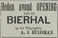 Opening Bierhal Wagenplein Huijsman 1890.jpg