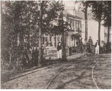 Tramrails aan de Vlissingsesingel, ca. 1900.JPG