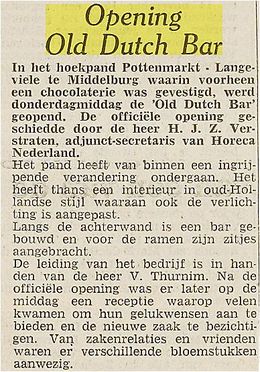 Opening Old Dutch 12 november 1971.jpg