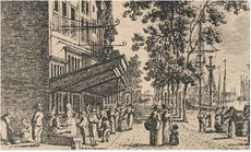 Hoek Rotterdamsekaai Brakstraat, ets ca. 1890.JPG