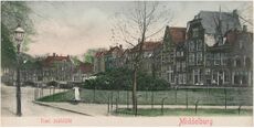 Dam zuidzijde, ca. 1900.JPG