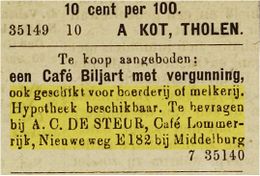 Cafe Lommerrijk Nieuwe weg 1927.jpg