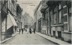 Links Hotel de Flandre Lange Delft, ca. 1900.JPG
