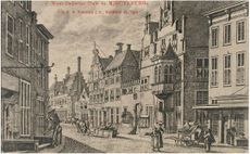 Helemaal rechts pand De Groote Catte Lange Delft hoek Sint Janstraat, ca. 1625-1630.jpg