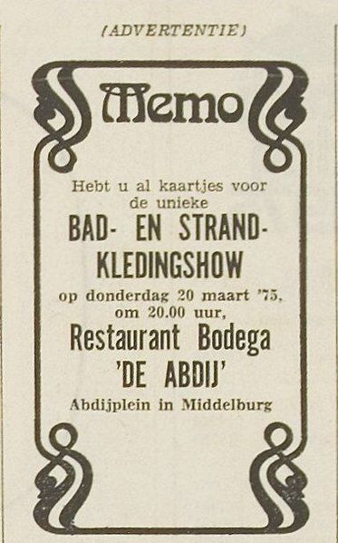 Bestand:Restaurant Bodega Abdij 1975.jpg