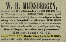 Bierhalle Mijnsbergen Oude kerkplein 1888.jpg