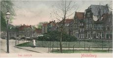 De zuidzijde van de dam, ca. 1900.JPG